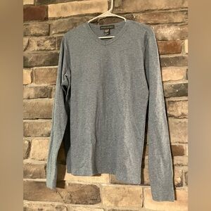 Y2K Banana Republic Heather Gray Knit Top-NWT